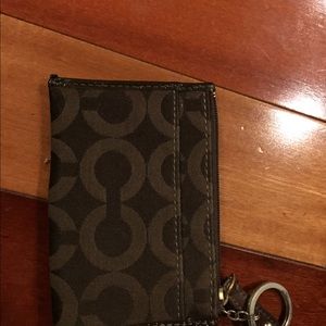Coach keychain wristlet